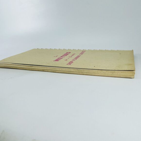 Salon Appointment Book Schedule Reservation VTG Beauty Shop Decor Geo H Weyer - Picture 10 of 10
